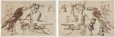 Sheet of Sketches (recto and verso)