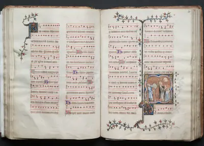 The Gotha Missal: Fol. 60v, Text