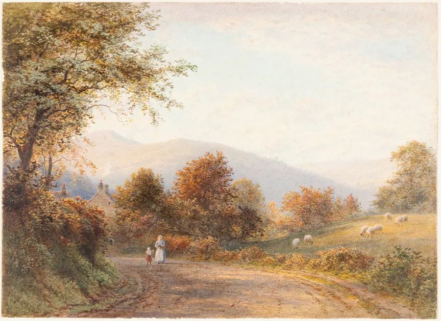 Way into Abergavenny from Llanfoist by Roberto Angelo Kittermaster Marshall