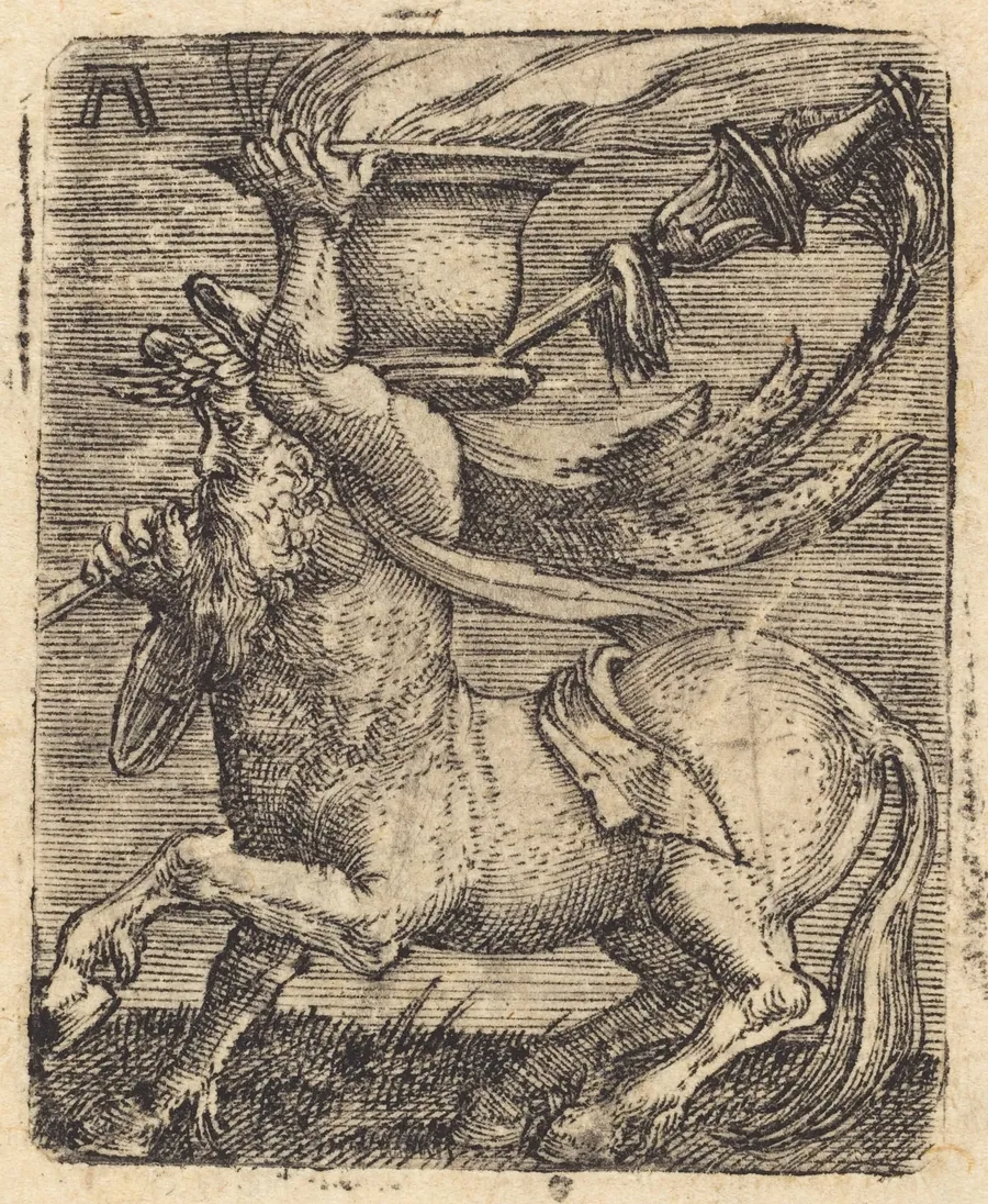 Centaur with a Vase by Albrecht Altdorfer