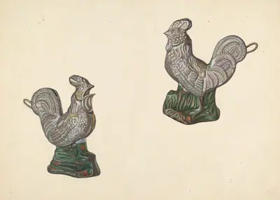 Rooster Coin Bank