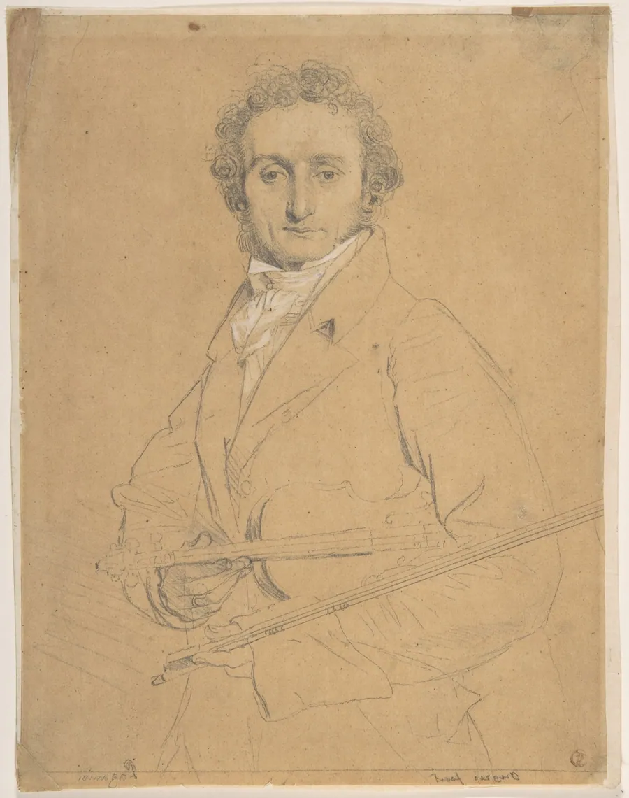Niccolò Paganini (1782–1840) by Jean Auguste Dominique Ingres