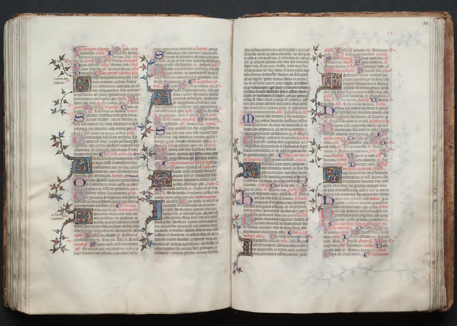 The Gotha Missal:  Fol. 122r, Text by Master of the Boqueteaux