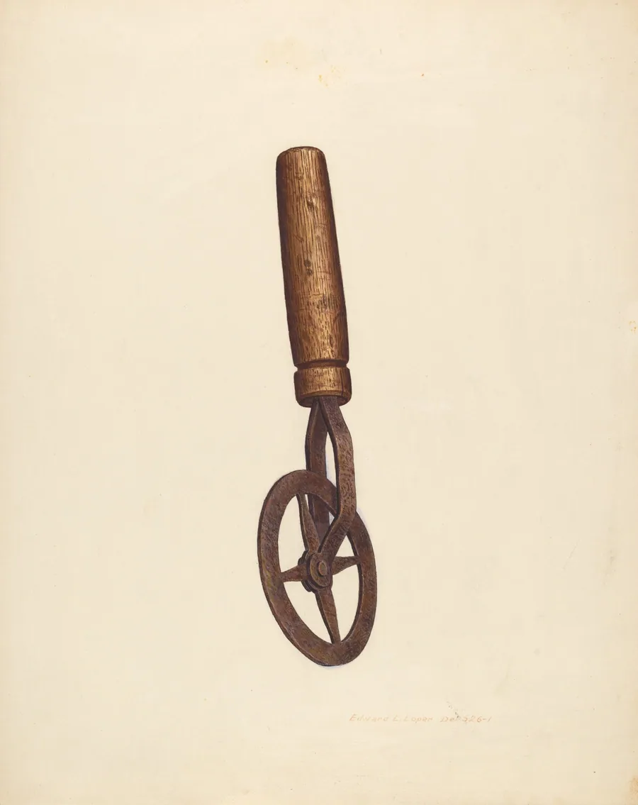 Blacksmith's Measuring Wheel by Edward L. Loper