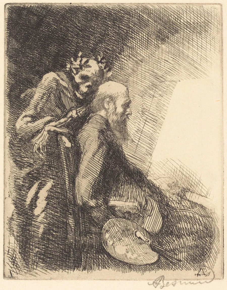 Too Demanding (Exigeante) by Albert Besnard