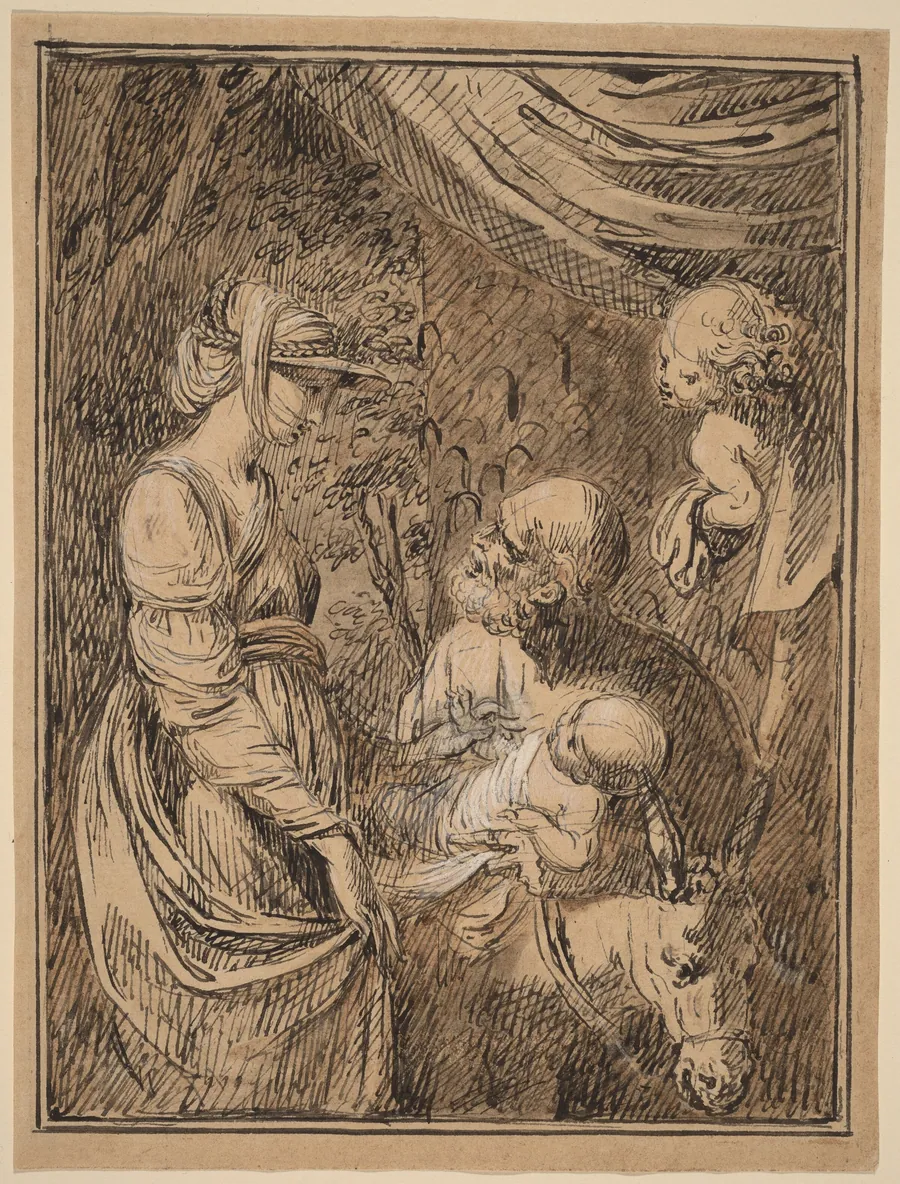 The Flight into Egypt by Benjamin West