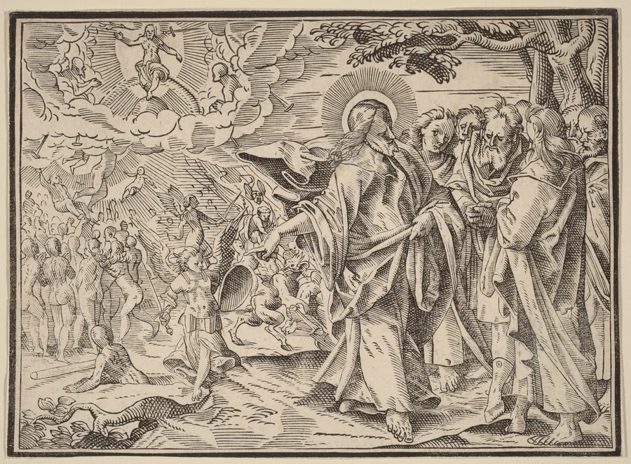 Christ Tells His Disciples of the Last Judgment by Christoph Murer