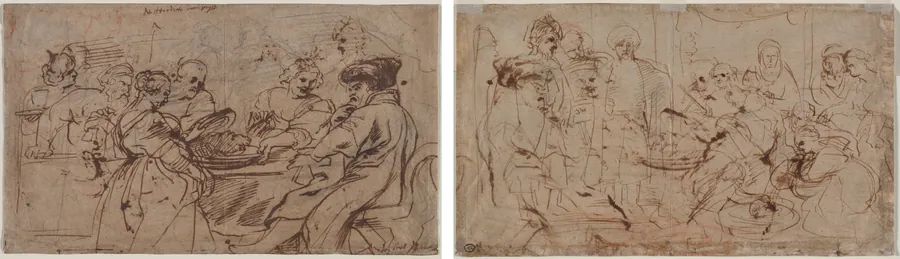 The Feast of Herod (recto); Tomyris with the Head of Cyrus (verso) by Peter Paul Rubens