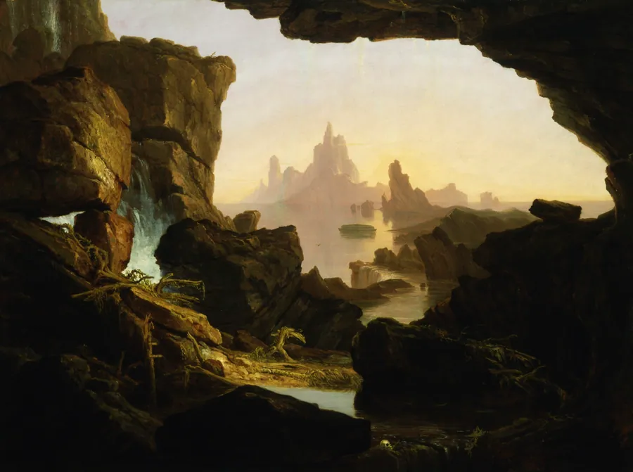 The Subsiding of the Waters of the Deluge by Thomas Cole, born Bolton-le-Moors, England 1801-died Catskill, NY 1848