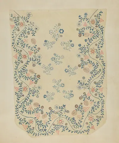 Embroidered Blanket