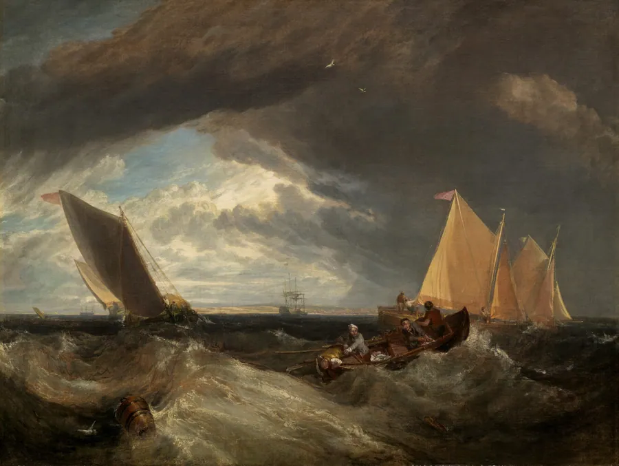 The Junction of the Thames and the Medway by Joseph Mallord William Turner