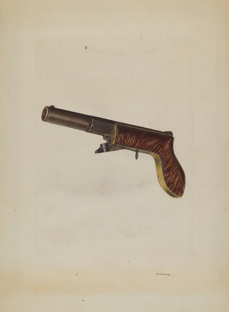 Muzzle Loading Pistol by Alf Bruseth