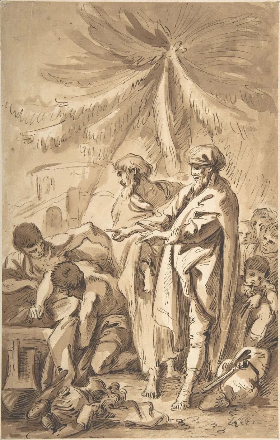 Laban Searching for his Idols (Genesis 31: 19-37) by François Boucher