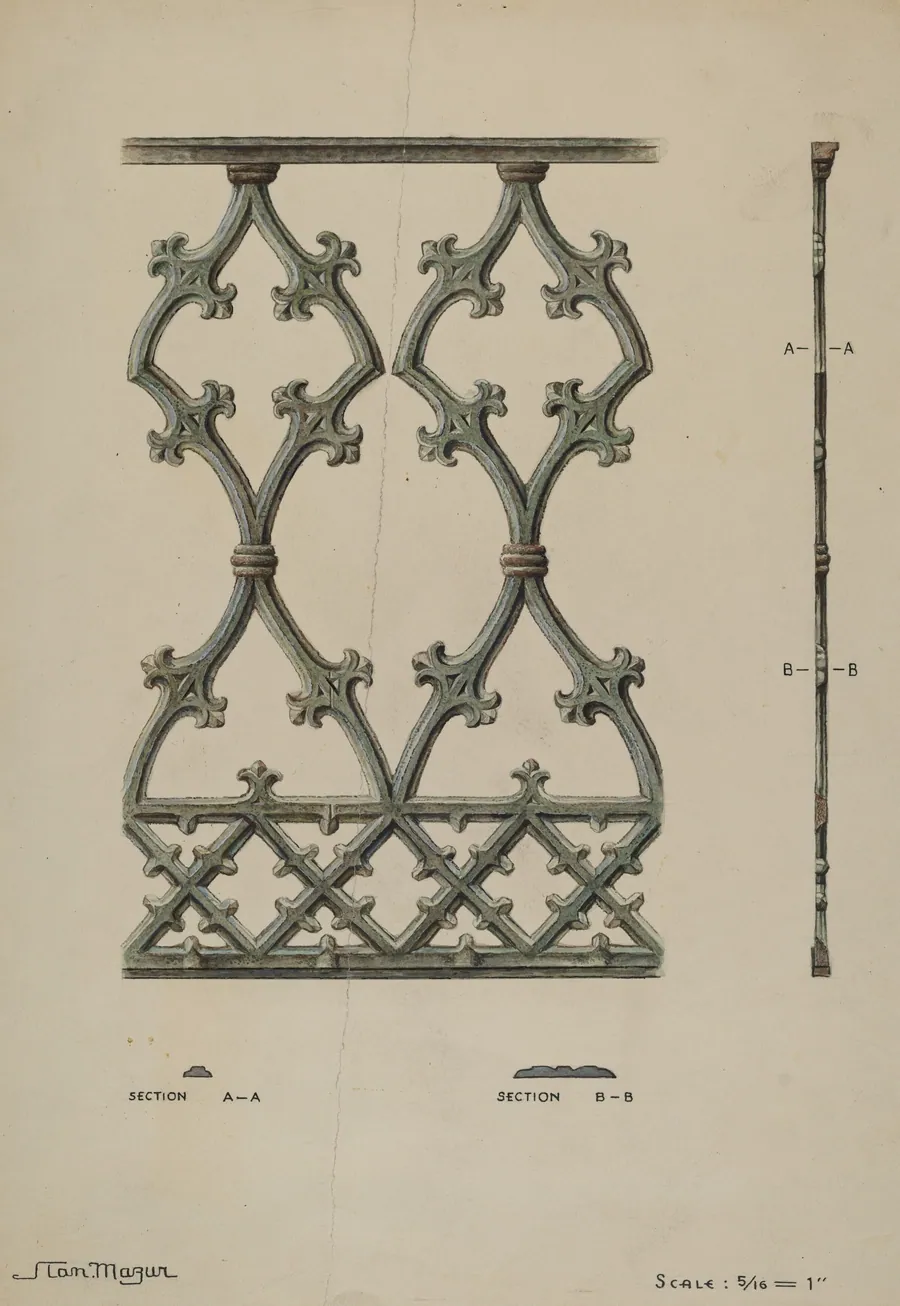 Cast Iron Balcony by Stanley Mazur