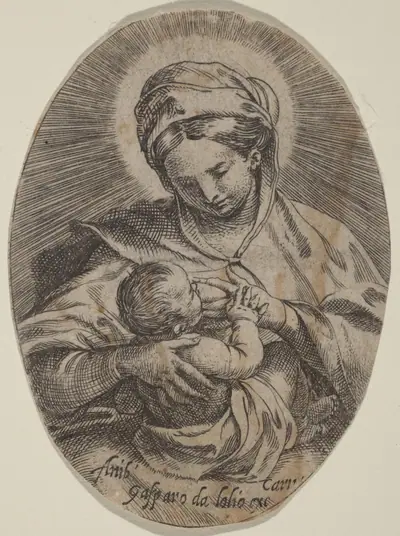 The Madonna Nursing the Christ Child