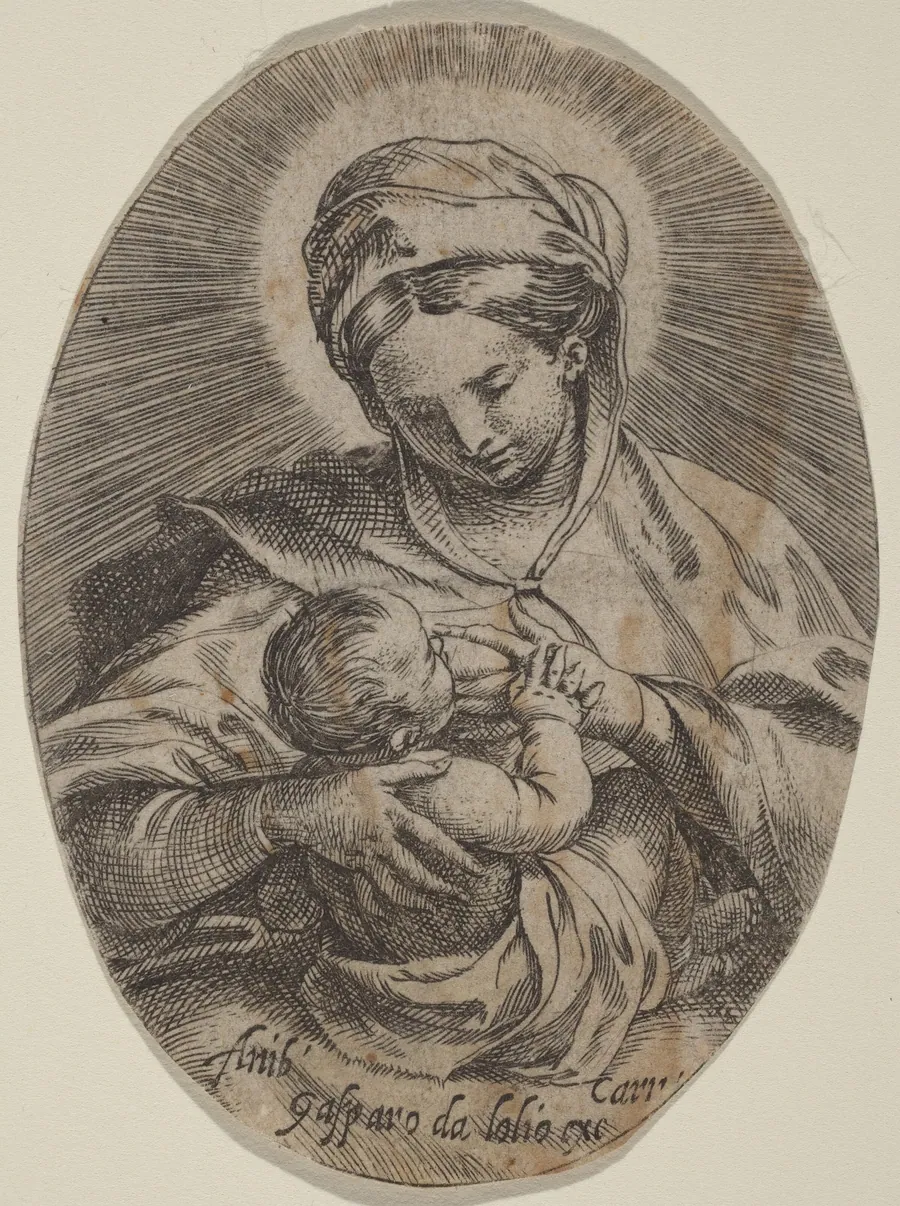 The Madonna Nursing the Christ Child by Annibale Carracci