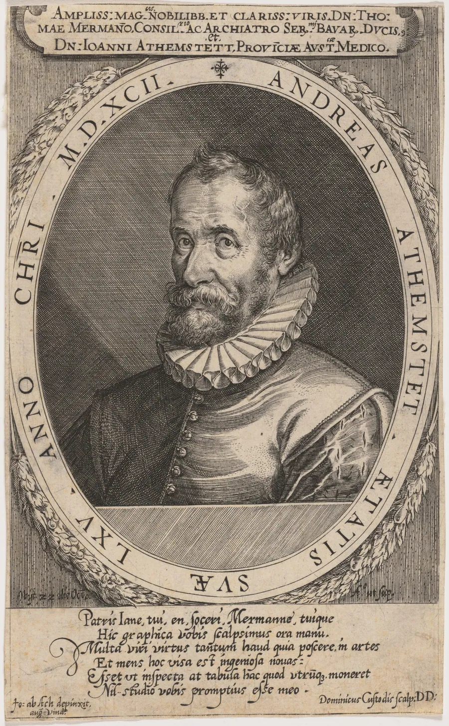 Andreas Athemstet by Dominicus Custos