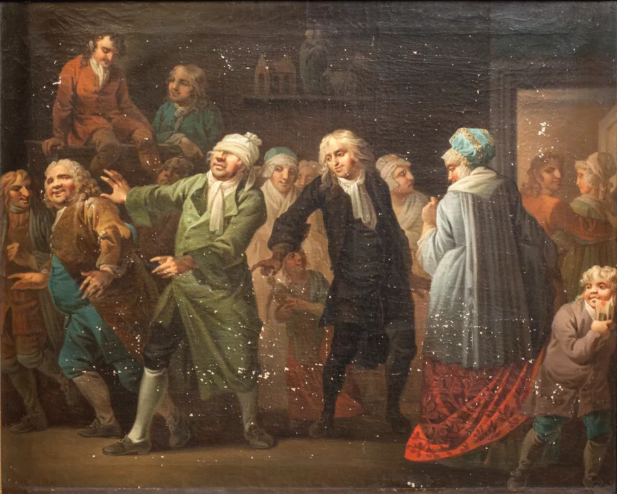 Julestuen, 13. scene by C.A. Lorentzen