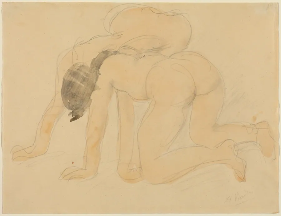 Two Nudes by Odilon Roche
