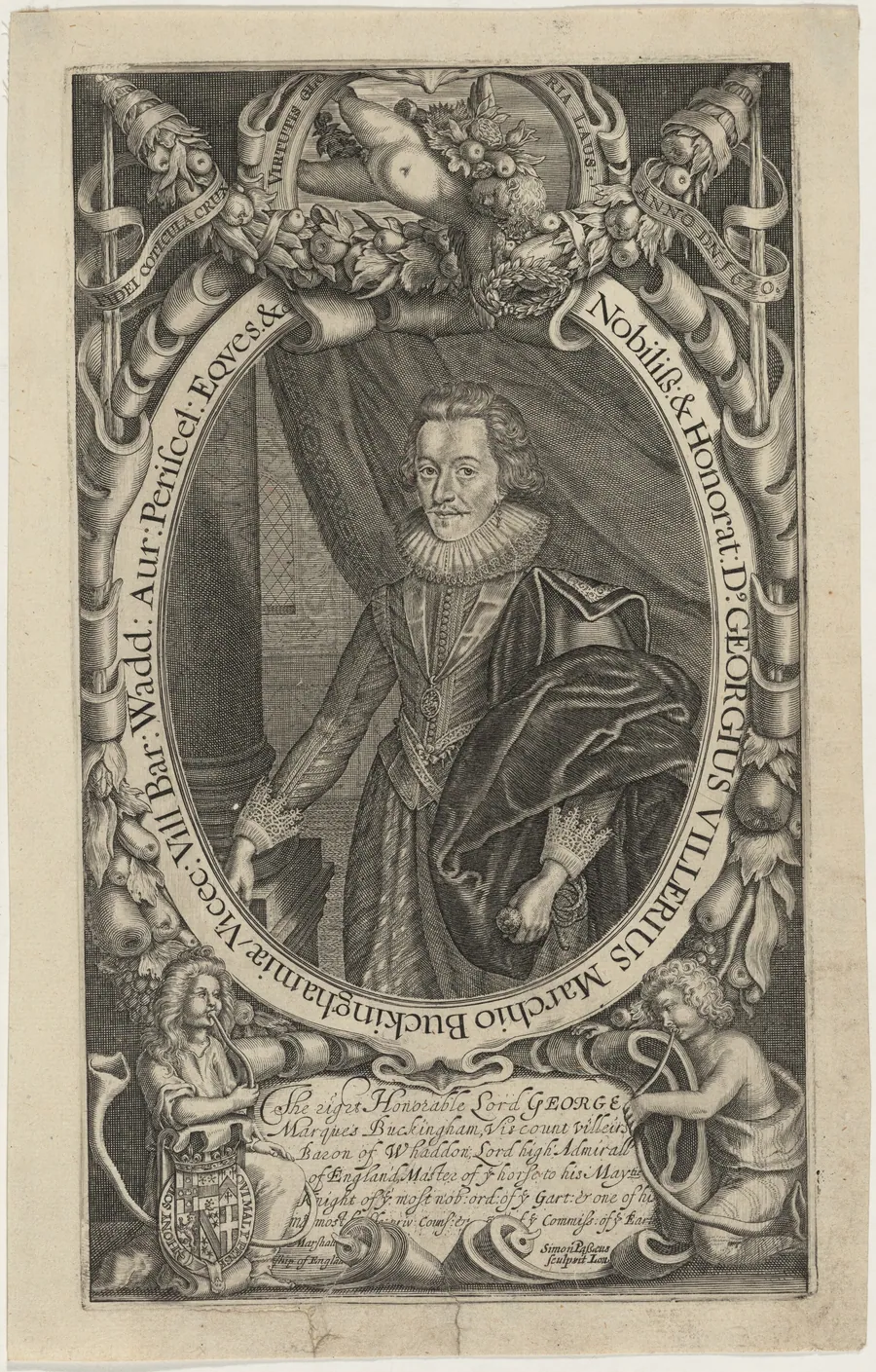 George Villiers, First Duke of Buckingham by Simon van de Passe