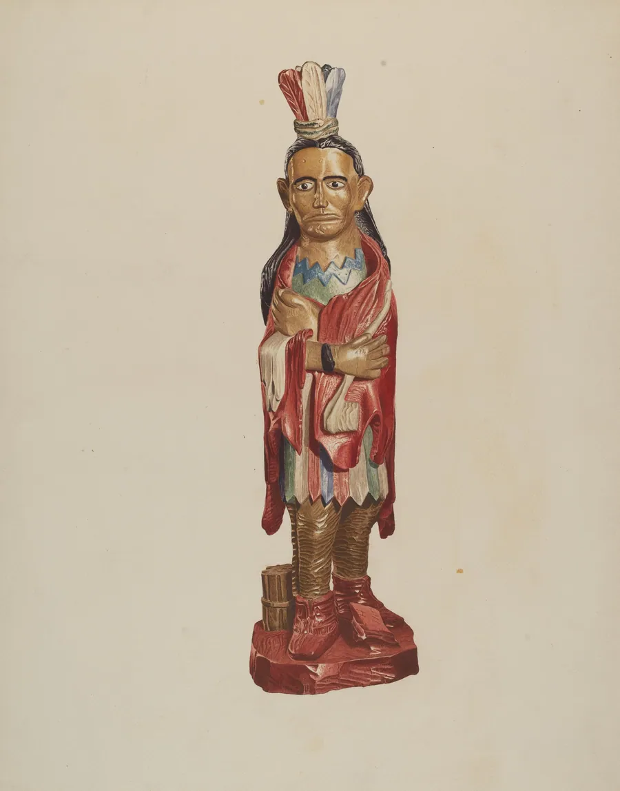 Cigar Store Indian by Albert Ryder