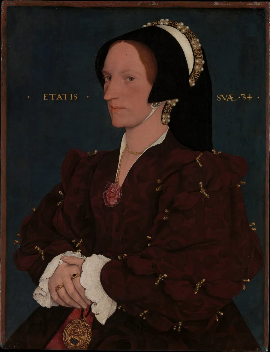 Lady Lee (Margaret Wyatt, born about 1509) by Hans Holbein the Younger