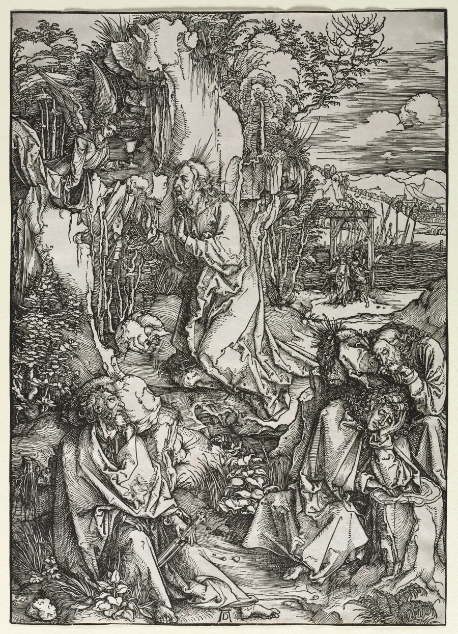 The Large Passion: Christ on the Mount of Olives by Albrecht Dürer