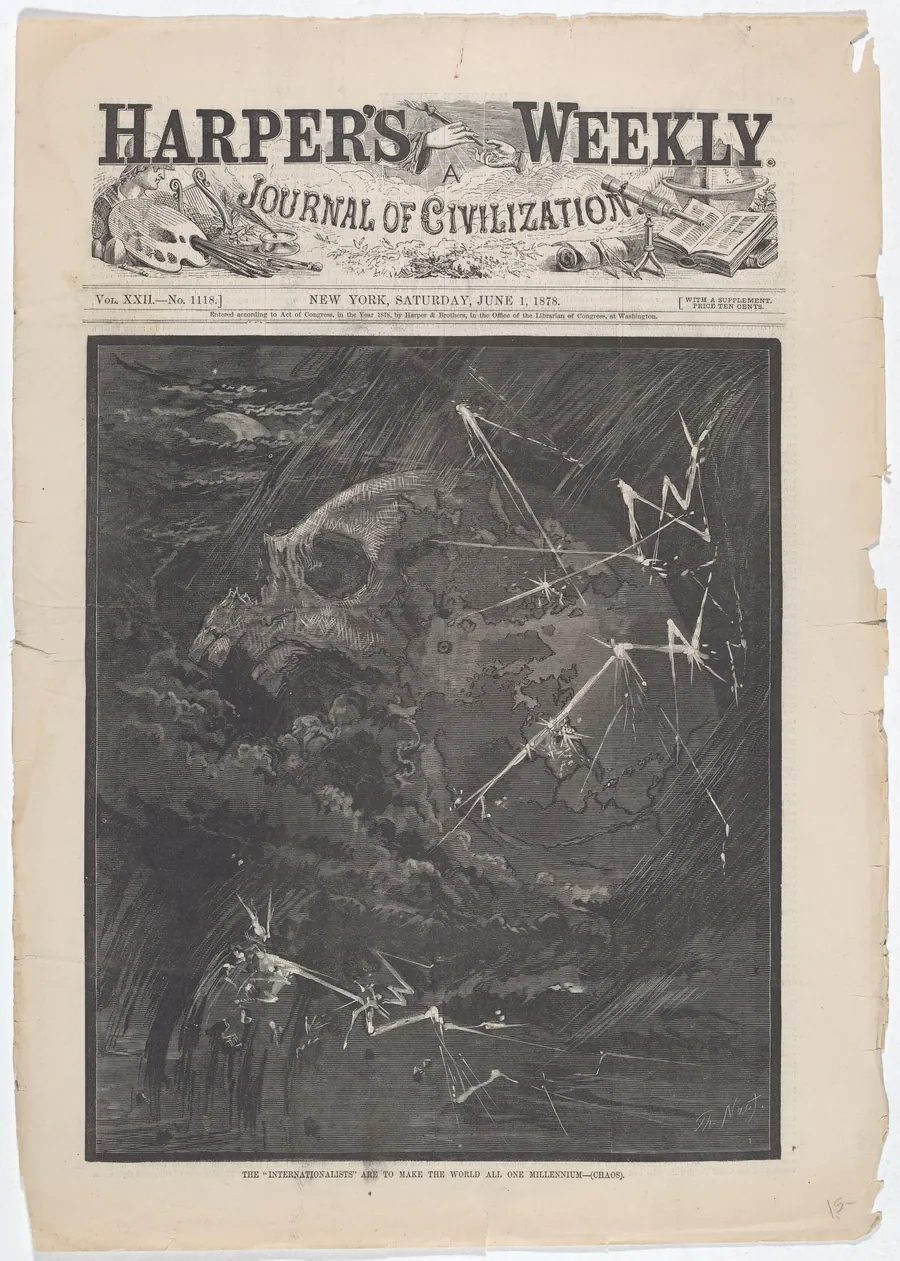 The "Internationalists" Are to Make the World All One Millennium - (Chaos) by Thomas Nast