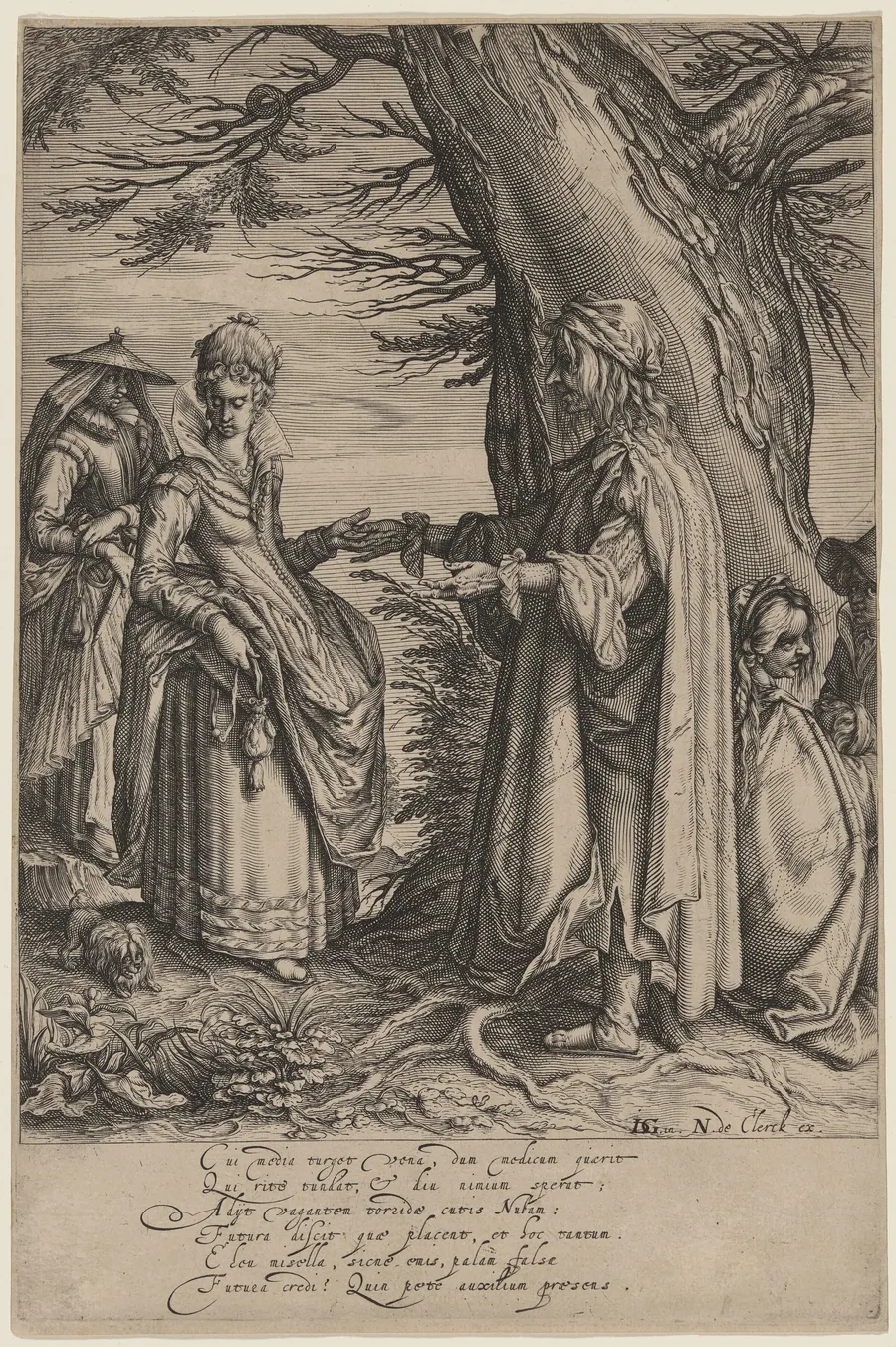 The Fortune Teller by Andries Jacobsz Stock