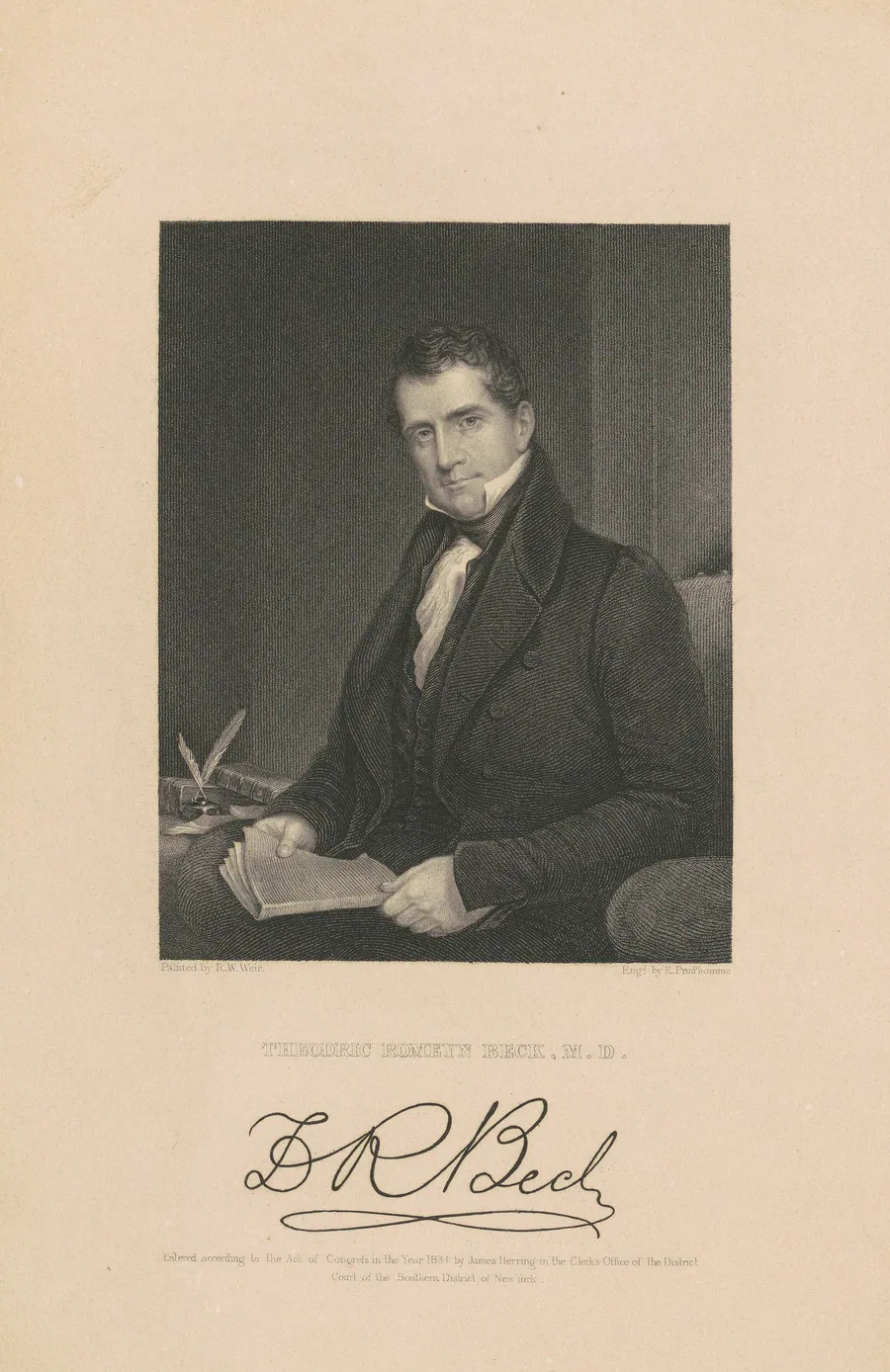 Theodric Romeyn Beck, M.D. by John Francis Eugene Prud'homme