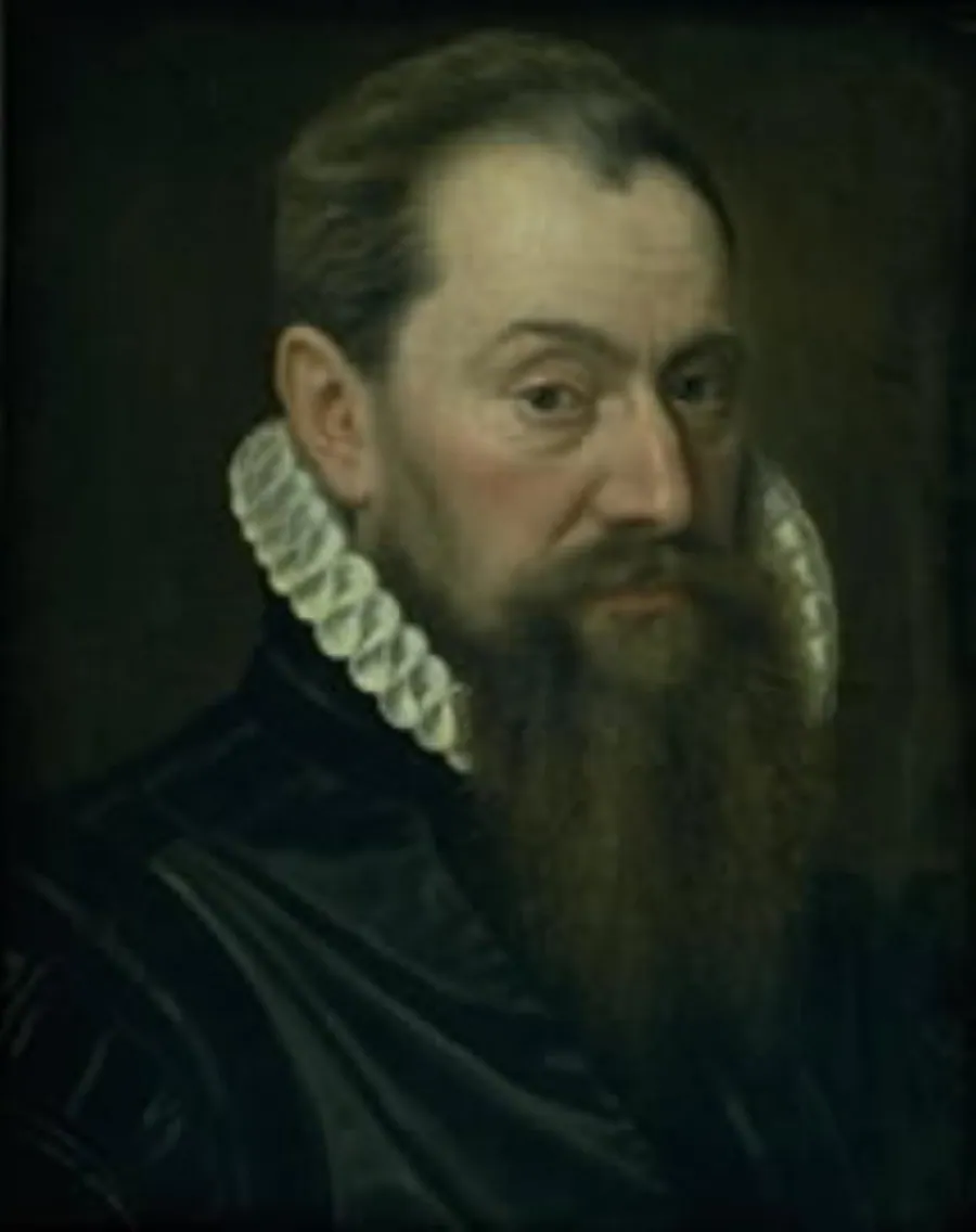 Mandsportræt by Adriaen Thomasz. Key