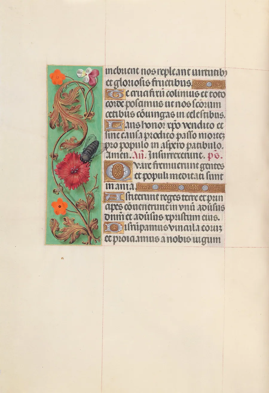 Hours of Queen Isabella the Catholic, Queen of Spain:  Fol. 52v by Master of the First Prayerbook of Maximillian