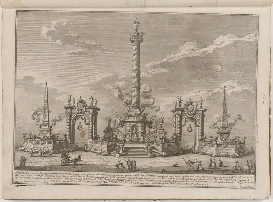 The Prima Macchina for the Chinea of 1752: A "Deliziosa" Alluding to Villa Carl'Amalia in Caserta by Giuseppe Vasi