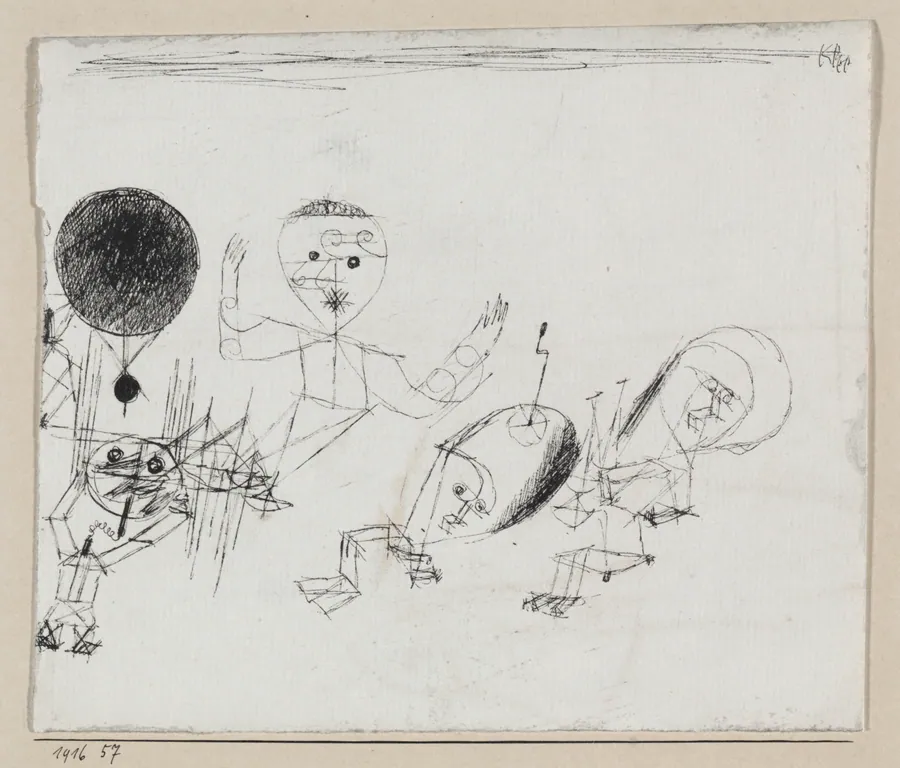 With the Dot by Paul Klee
