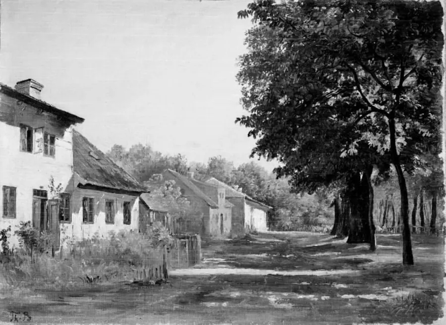 Gade i Frederiksværk by Thorald Brendstrup