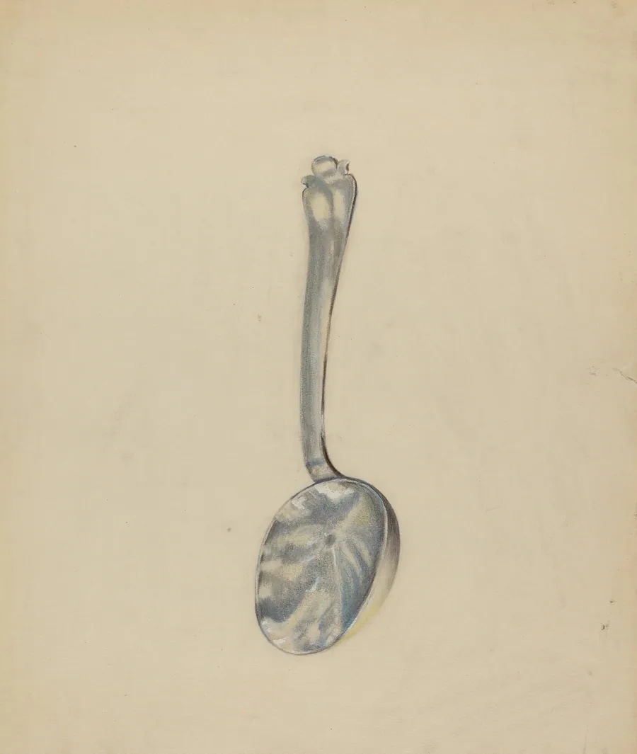 Silver Funeral Spoon by Jack Staloff