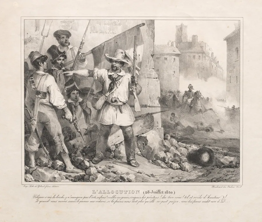 Allocution (July 28, 1830) by Nicolas Toussaint Charlet