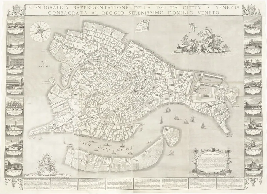 Iconografica Rappresentatione della Inclita Città di Venezia (Iconongraphic Representation of the Illustrious City of Venice) by Sebastiano Ricci