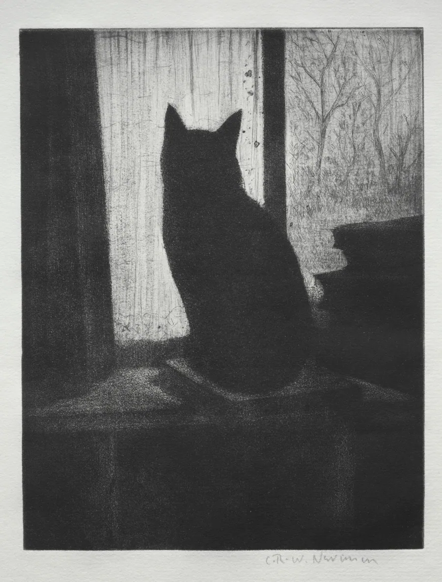 The Cat by Christopher Nevinson