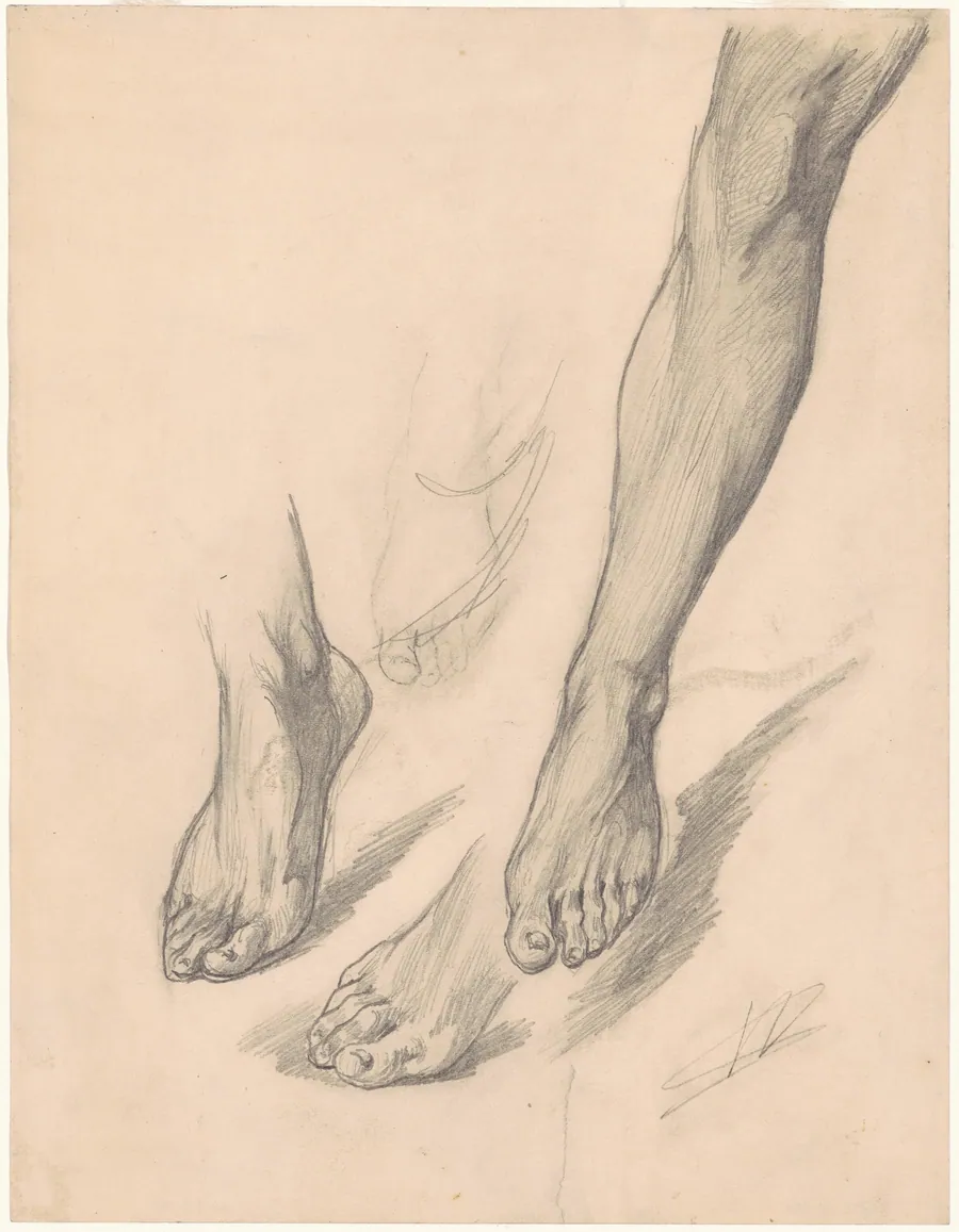 Studies of Feet by Walter Shirlaw