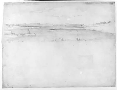 Sketch for "Approaching Thunder Storm"