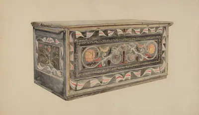 Painted Guilford Chest