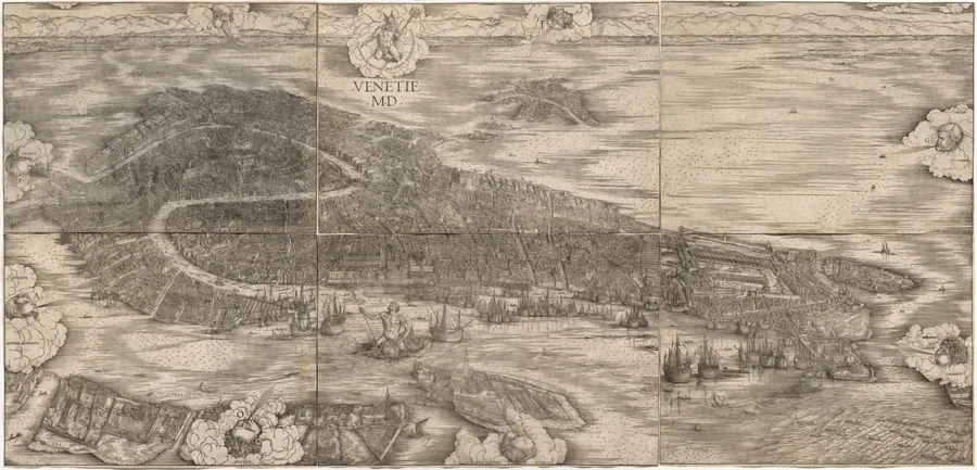 View of Venice by Jacopo de' Barbari