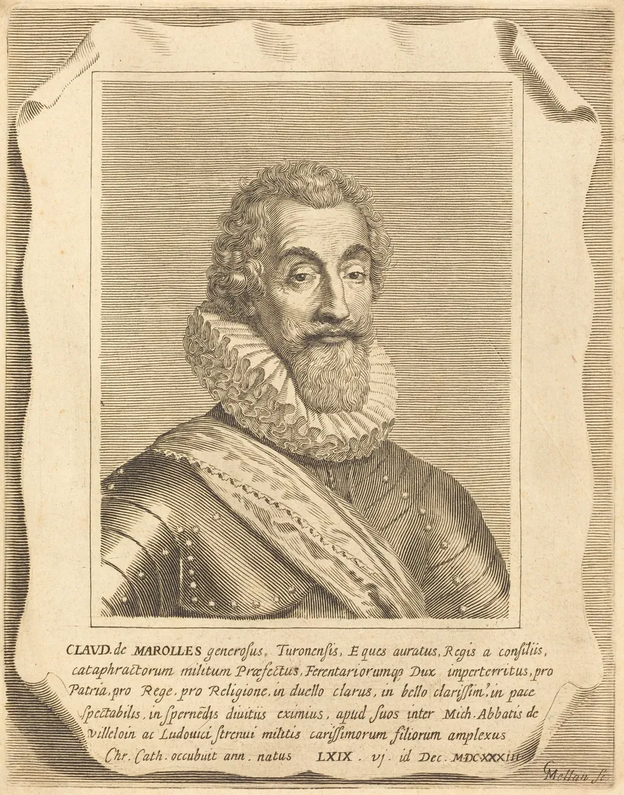 Claude de Marolles by Claude Mellan