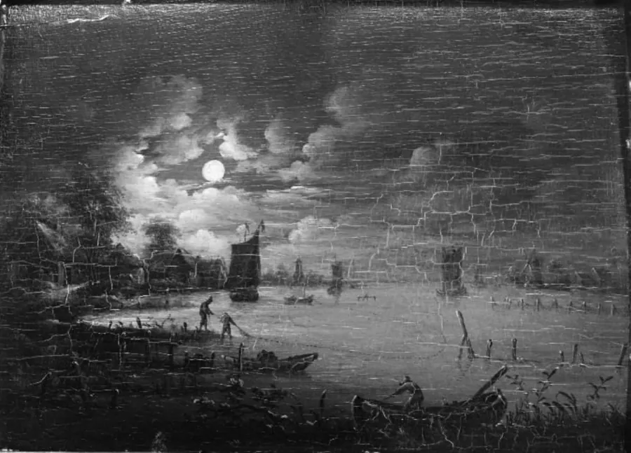 Måneskinsstykke by Aert van der Neer