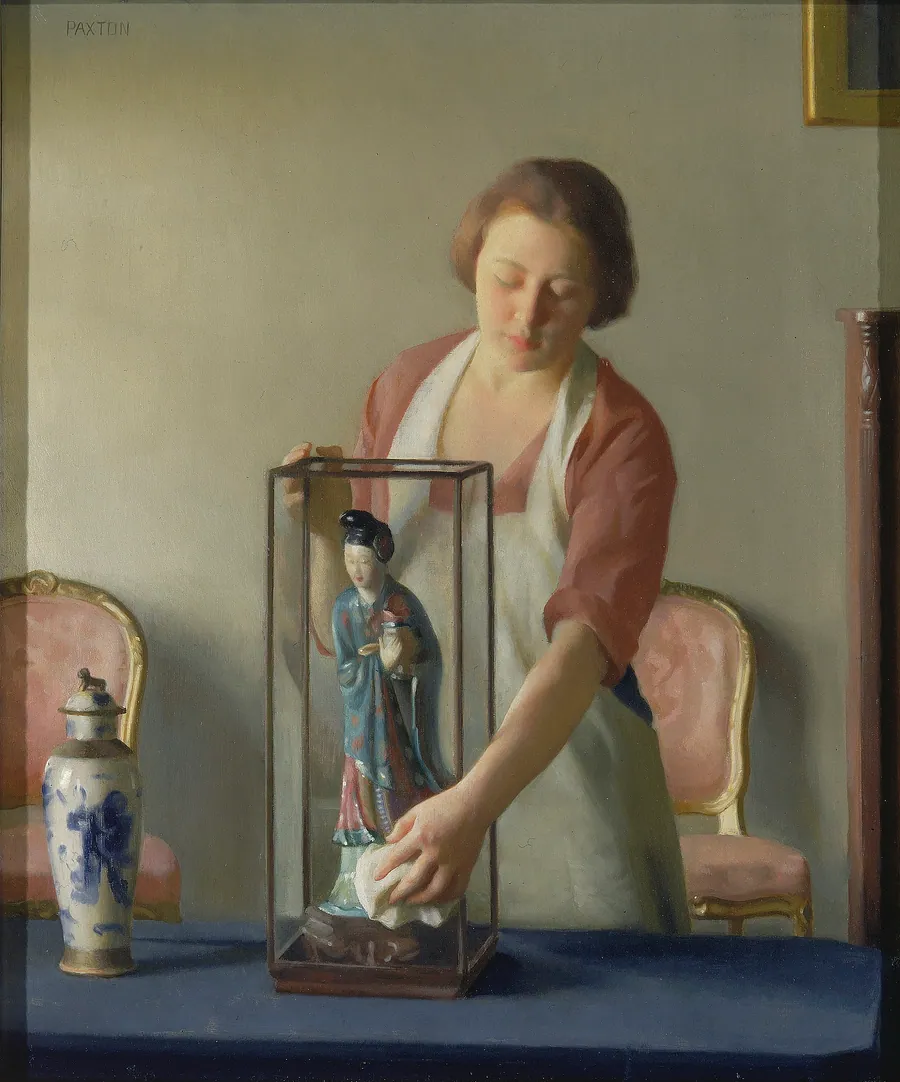 The Figurine by William M. Paxton, born Baltimore, MD 1869-died Newton, MA 1941