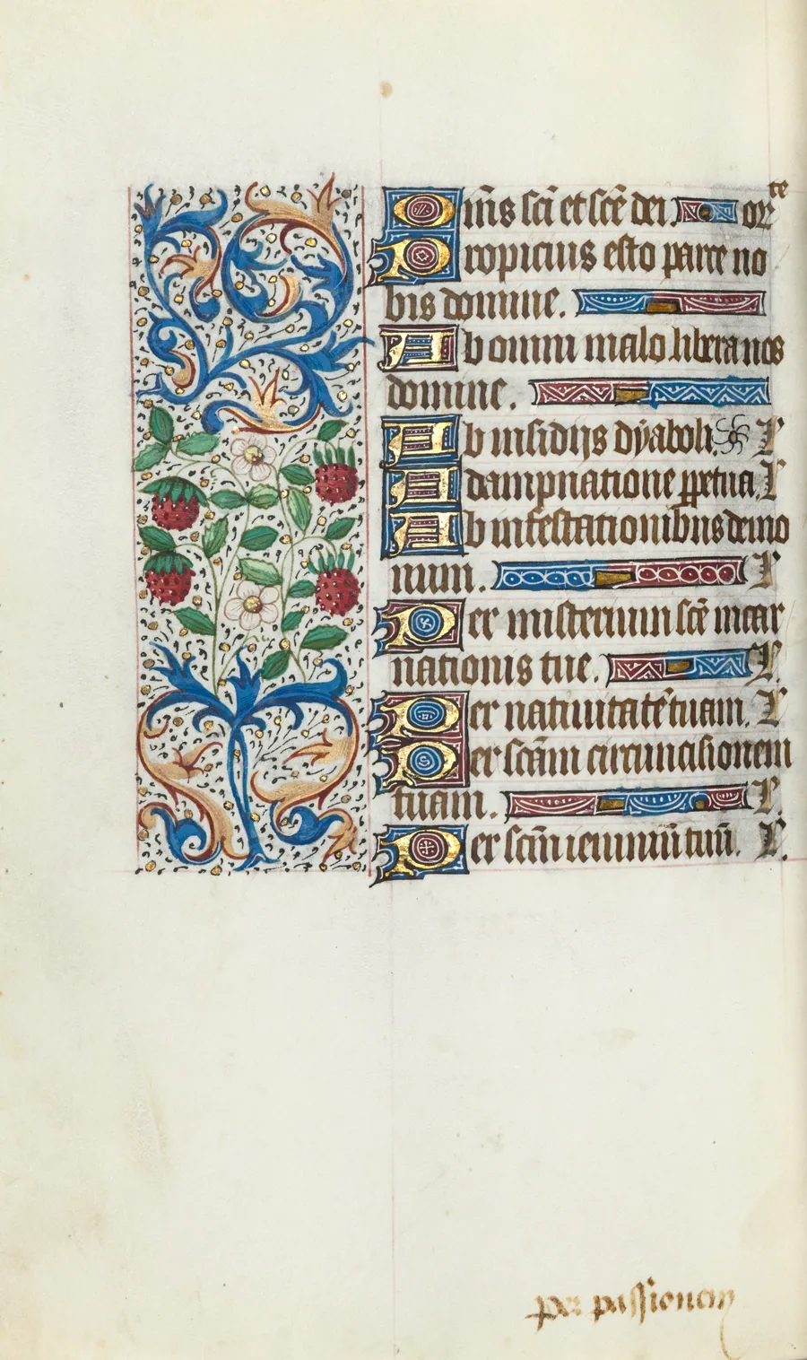 Book of Hours (Use of Rouen): fol. 94v by Master of the Geneva Latini