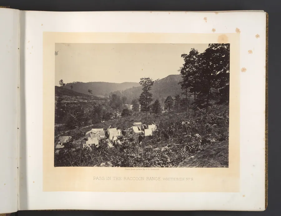 Pass in the Raccoon Range, Whiteside No. 2 by George N. Barnard
