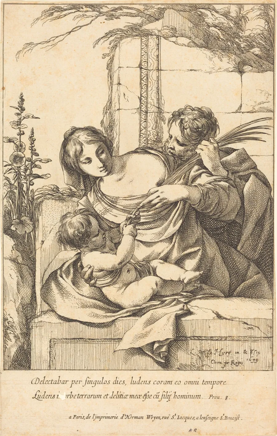 The Holy Family by Laurent de La Hyre