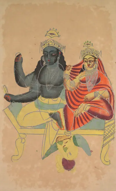 Vishnu and Lakshmi